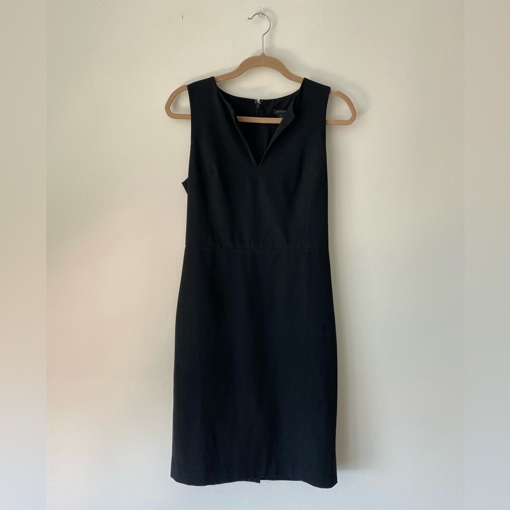 Ann Taylor Black Sheath Work Dress